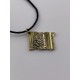 Colgante de bronce «Bandera pirata (Jolly Roger)»