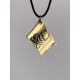 Colgante de bronce «Bandera pirata (Jolly Roger)»