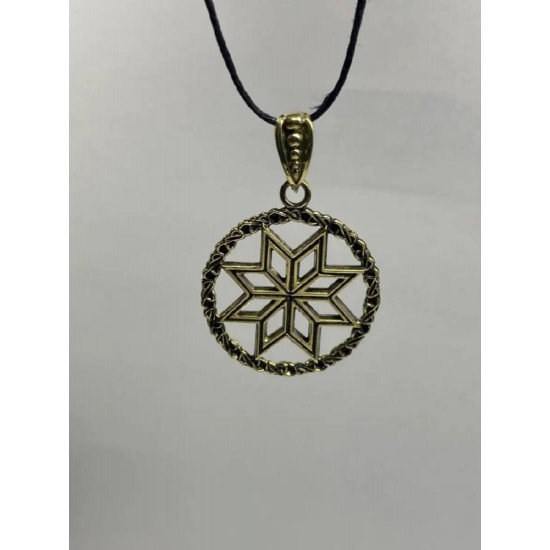 Colgante de bronce «Amuleto Alatyr»
