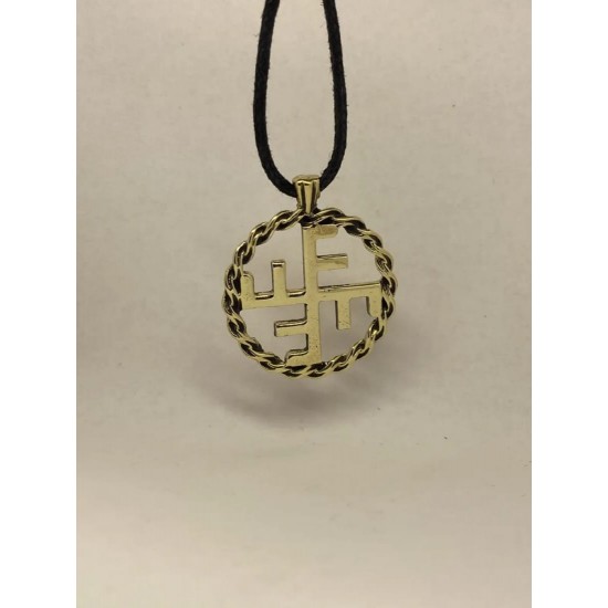 Colgante de bronce «Amuleto de la Cruz Solar»