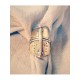 Anillo de bronce «Yelmo grande (Topfhelm)»