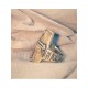 Anillo de bronce «Yelmo grande (Topfhelm)»